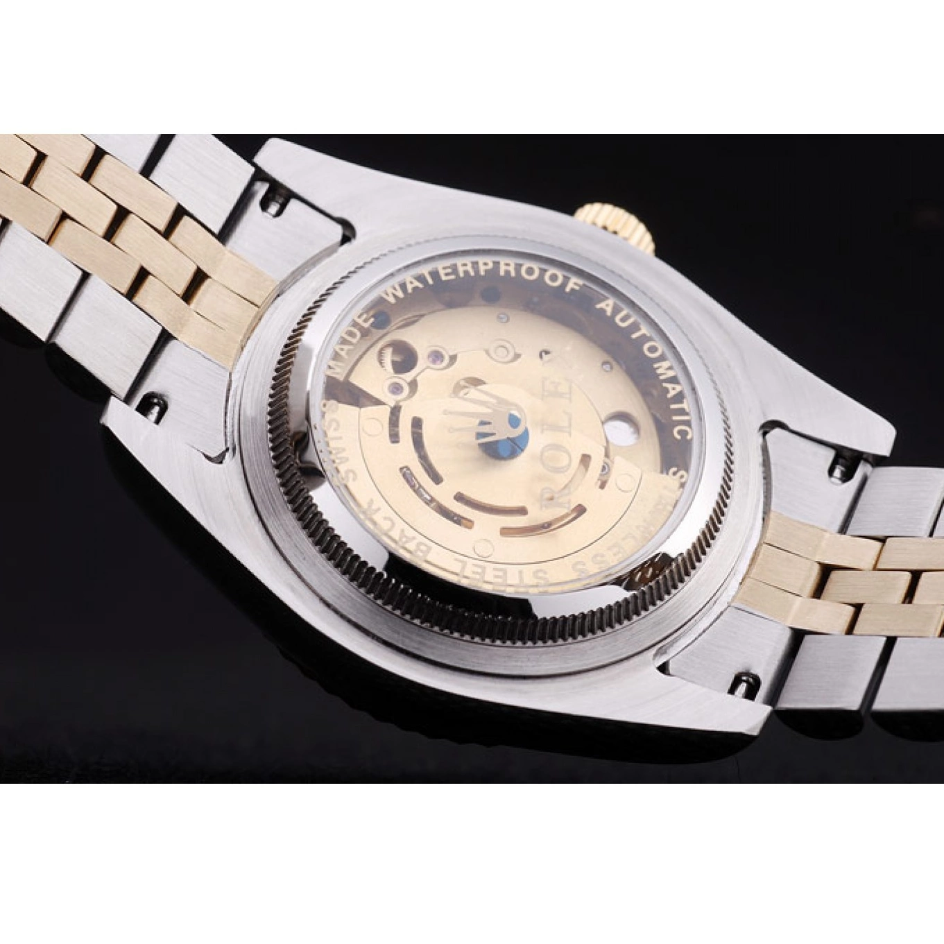 MiroTime 0815 Rolex Datejust Silver Dial Diamonds Ribbed Bezel 7454